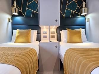 Twin room NOX Hyde Park London Twin room NOX Hyde Park London