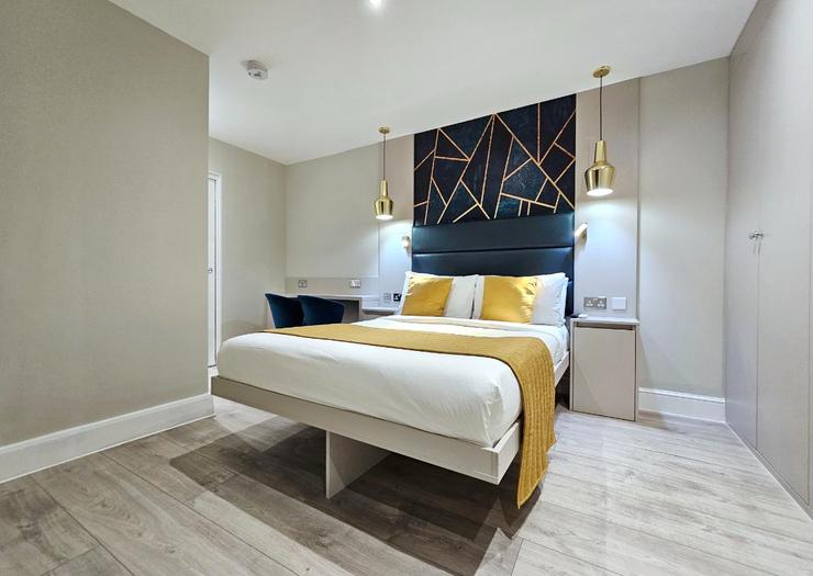 Habitación Doble Studio (planta baja, sin ventana) NOX Hyde Park Londres Habitación Doble Studio (planta baja, sin ventana) NOX Hyde Park Londres