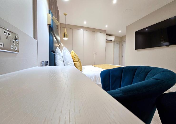 Habitación Doble Studio (planta baja, sin ventana) NOX Hyde Park Londres Habitación Doble Studio (planta baja, sin ventana) NOX Hyde Park Londres