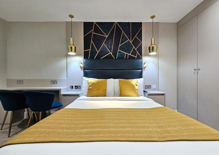 Habitación Doble Studio (planta baja, sin ventana) NOX Hyde Park Londres Habitación Doble Studio (planta baja, sin ventana) NOX Hyde Park Londres