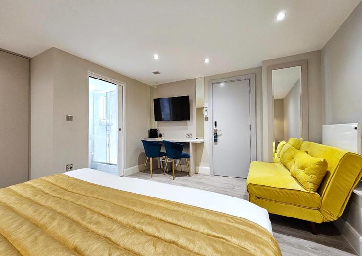Habitación Doble Studio (planta baja, sin ventana) NOX Hyde Park Londres Habitación Doble Studio (planta baja, sin ventana) NOX Hyde Park Londres