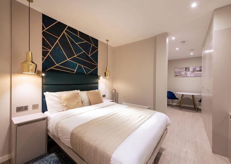 Habitación Doble Studio (planta baja, sin ventana) NOX Golders Green Londres Habitación Doble Studio (planta baja, sin ventana) NOX Golders Green Londres