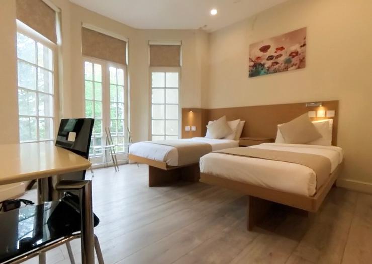 1 cama doble y 2 camas individuales NOX Olympia Londres 1 cama doble y 2 camas individuales NOX Olympia Londres