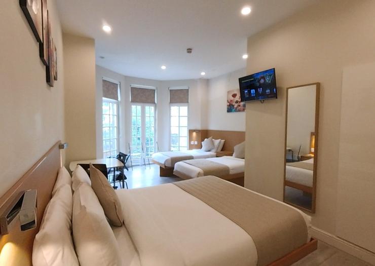 1 cama doble y 2 camas individuales NOX Olympia Londres 1 cama doble y 2 camas individuales NOX Olympia Londres